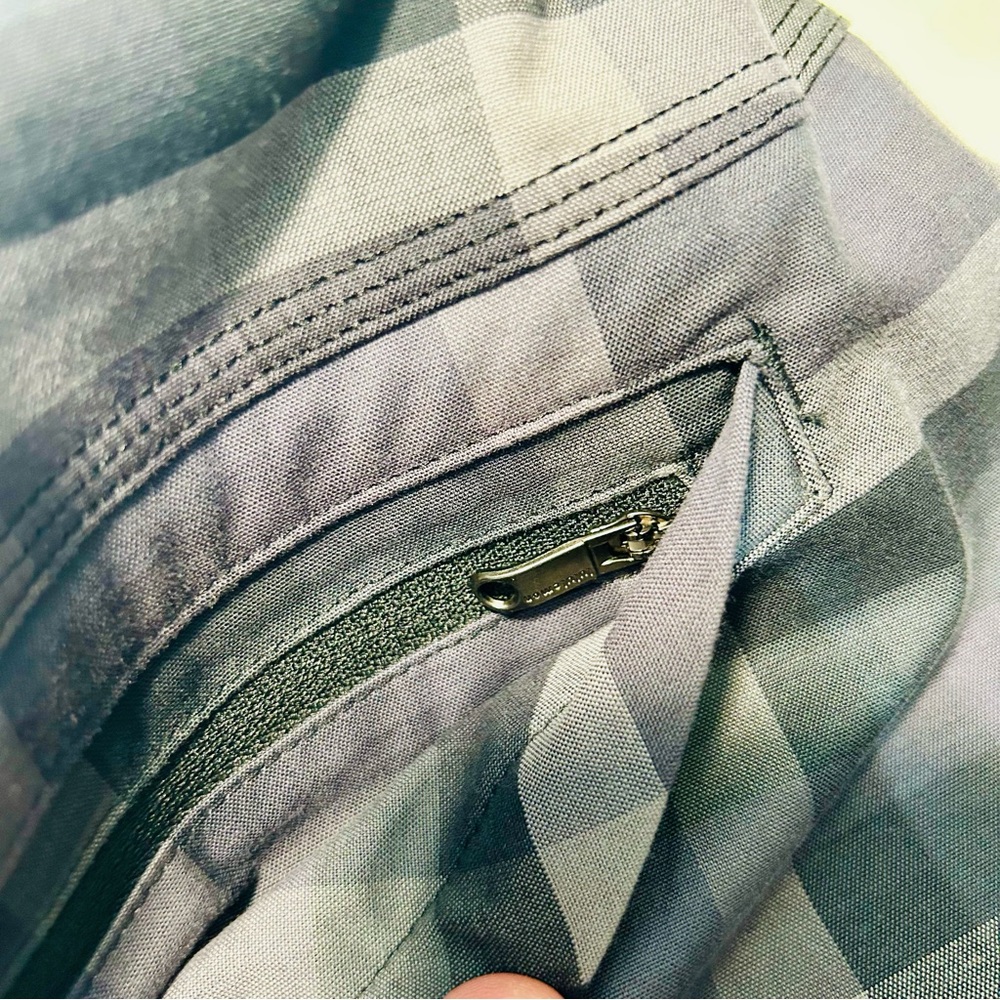 Lululemon Athletica shorts Commission golf shorts gray plaid men Size 38 - Picture 8 of 9